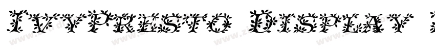 IvyPresto Display Li字体转换